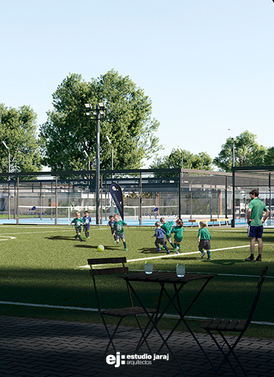 vista cancha de futbol